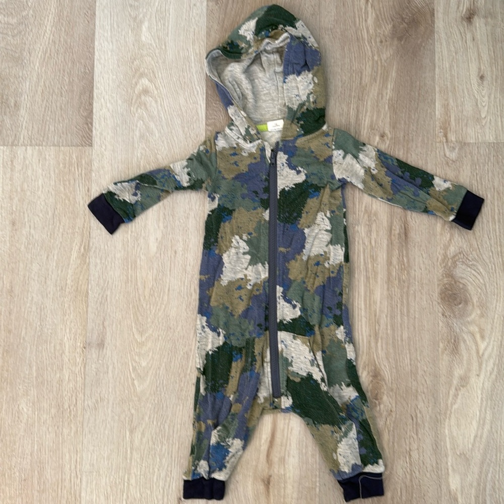 EGG zip front onesie